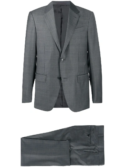 Shop Ermenegildo Zegna Check Two-piece Suit In Grey