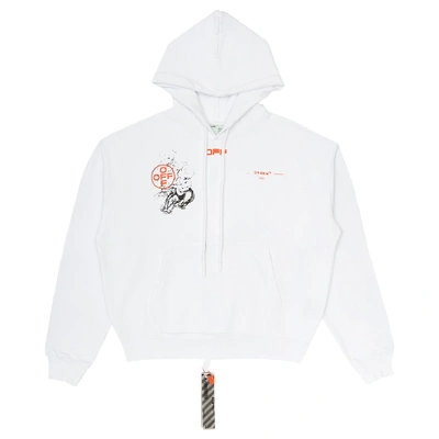 Pre-owned Off-white X Louvre Leonardo Hoodie White/red
