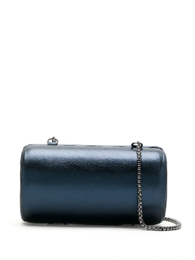 Shop Sarah Chofakian Charm Clutch Bag In Blue