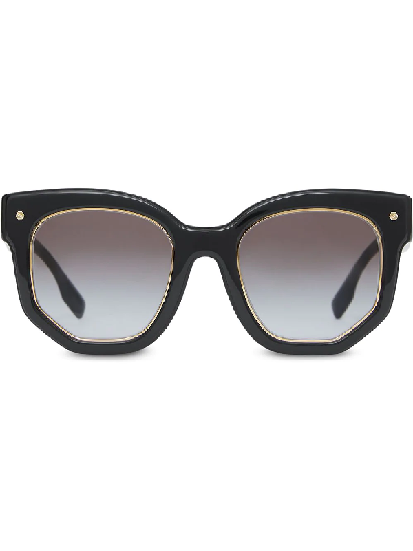 burberry geometric sunglasses