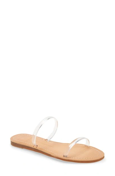 Shop Dolce Vita Darla Slide Sandal In Crystal Vinyl