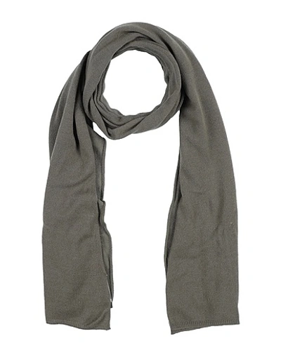 Shop Le Tricot Perugia Scarves In Military Green