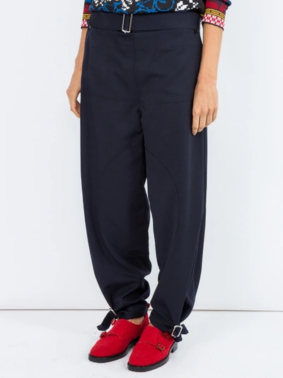 Shop Jw Anderson Folded Front Utility Trousers