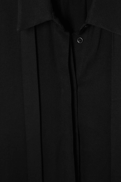 Shop Aleksandre Akhalkatsishvili Stretch-twill Shirt In Black