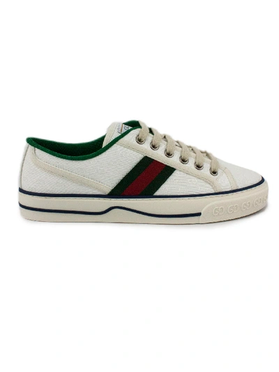 Shop Gucci Tennis 1977 Sneaker In Bianco