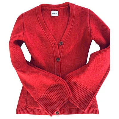 Pre-owned Khaite Red Cashmere Knitwear