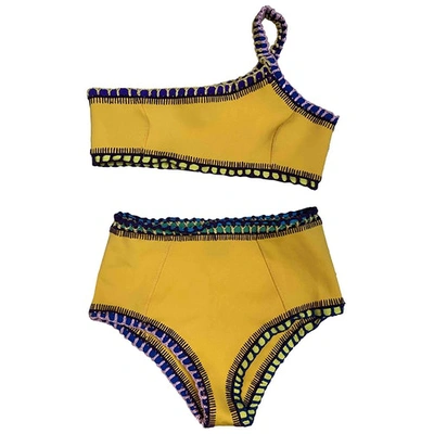 Pre-owned Kiini Yellow Swimwear