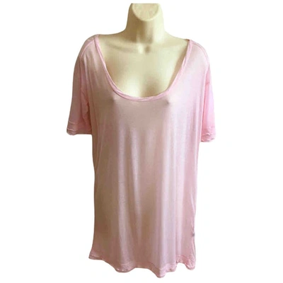 Pre-owned By Malene Birger Pink Cotton  Top