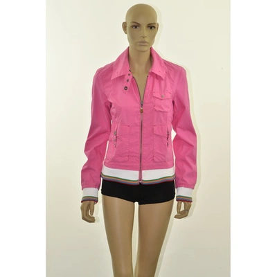 Pre-owned Tommy Hilfiger Pink Cotton Jacket