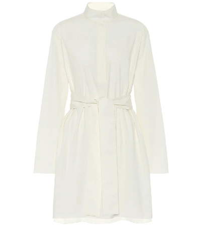 Shop The Row Manuela Cotton Minidress In White