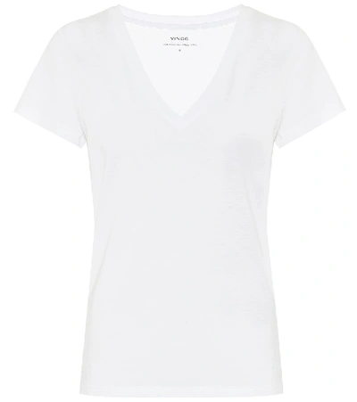 Shop Vince Cotton-jersey T-shirt In White