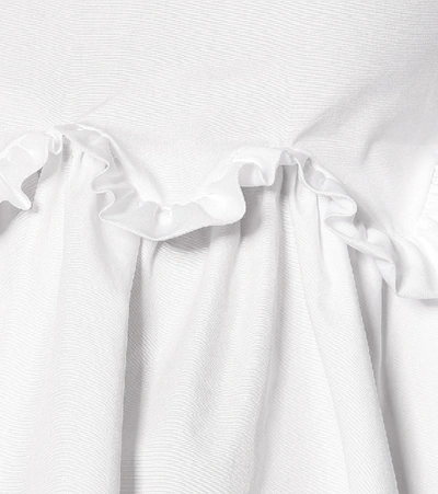 Shop Cecilie Bahnsen Marie Cotton Blouse In White