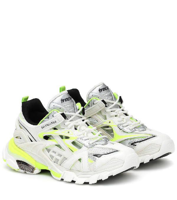 Balenciaga Glow in the Dark Track Sneakers Polyester and