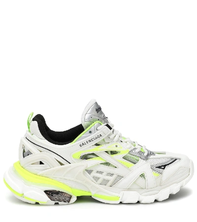 Shop Balenciaga Track 2 Sneakers In White