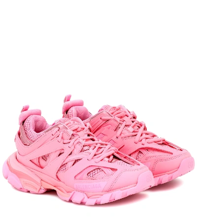 Shop Balenciaga Track Sneakers In Pink