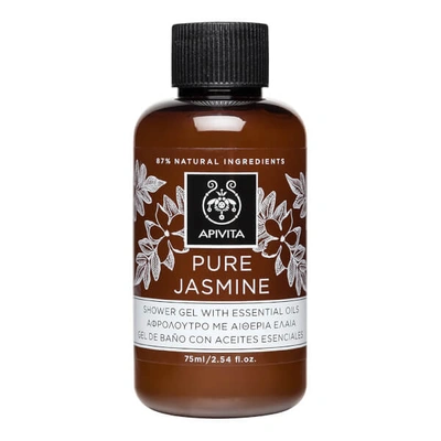 Shop Apivita Pure Jasmine Mini Shower Gel With Essential Oils 75ml