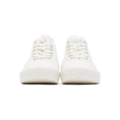 Shop Maison Kitsuné White Acide Fox Patch High-top Sneakers In Wh White