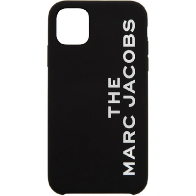 Shop Marc Jacobs Black The Silicone Iphone 11 Case In 005 Black/w