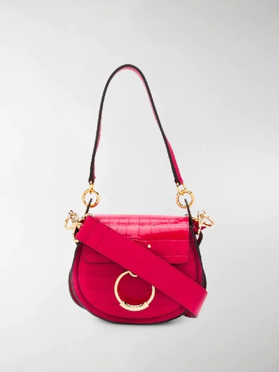 Shop Chloé Small Tess Shoulder Bag In Pink