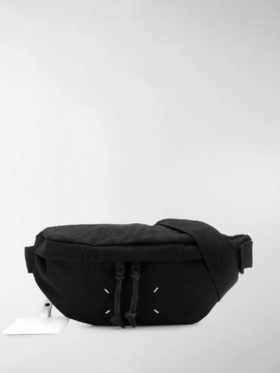 Shop Maison Margiela Stitching Detail Belt Bag In Black