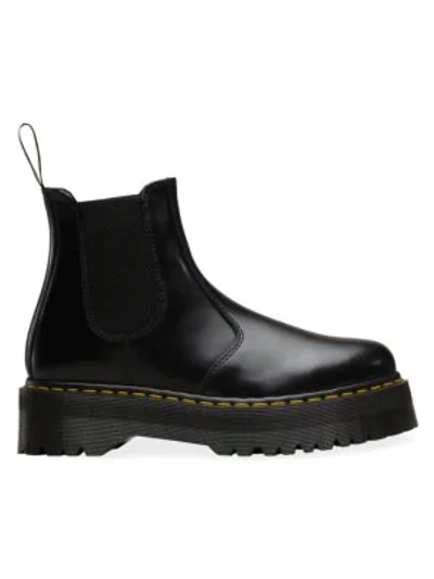 Shop Dr. Martens' 2976 Quad Leather Chelsea Boots In Black