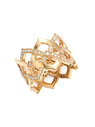 Shop Sara Weinstock Chloe 18k Rose Gold & Diamond Ring