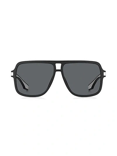 Shop Marc Jacobs 58mm Rectangular Sunglasses In Black