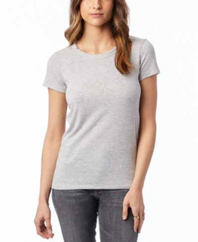 Shop Alternative Apparel Ideal Eco-jersey T-shirt In Heather Gray