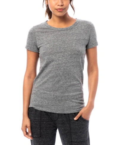 Shop Alternative Apparel Ideal Eco-jersey T-shirt In Gray