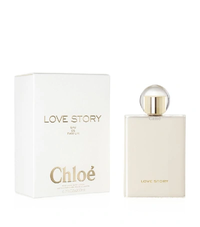 Shop Chloé Love Story Body Lotion In White