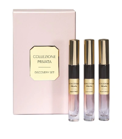 Shop Valmont Collezione Privata Eau De Parfum Discovery Set (3 X 10ml) In White