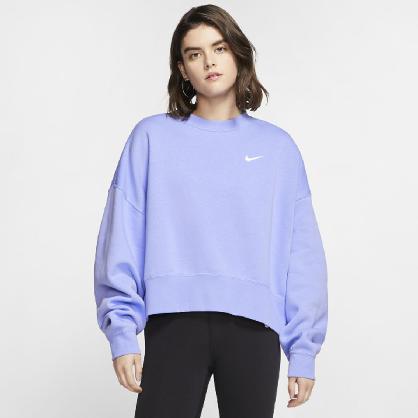 nike sportswear essential fleece crew sweater