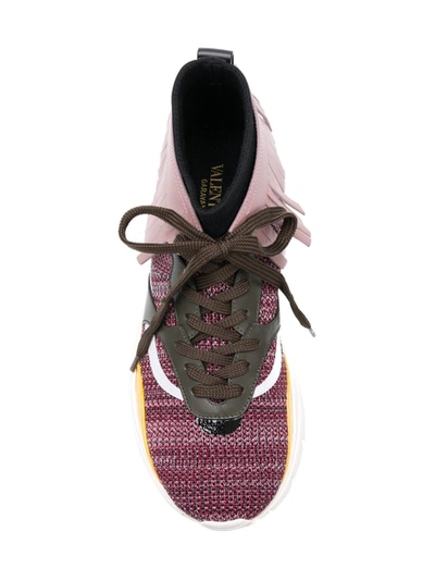 Shop Valentino Heroes Tribe Sneakers Multicolor