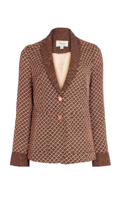 Shop Temperley London Cecilia Jacket, Aperol Mix, Uk10