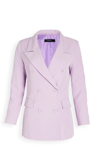 Shop Lioness Don Jacket In Lilac