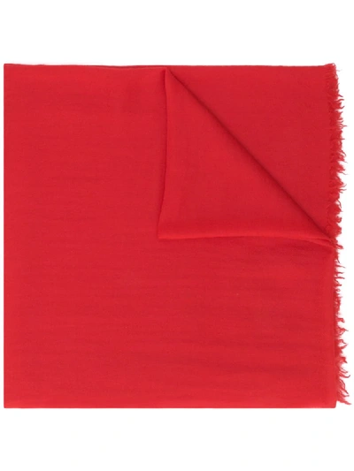 Shop Faliero Sarti Marietto Cashmere Scarf In Red