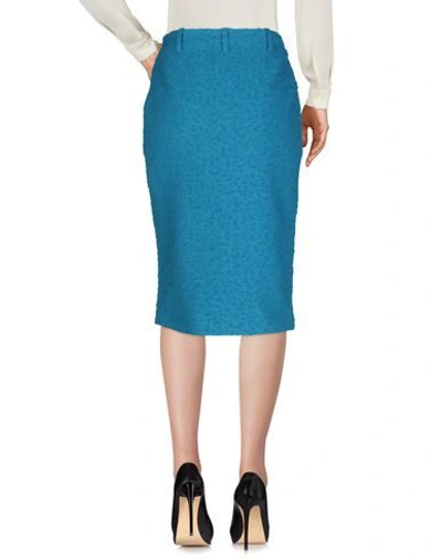 Shop Marni Midi Skirts In Pastel Blue