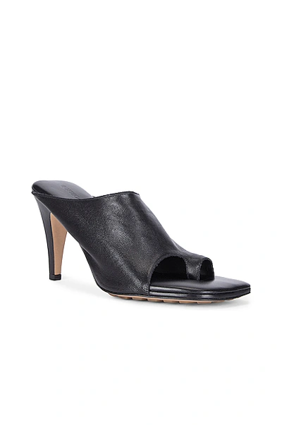 Shop Bottega Veneta Open Toe Mules In Black