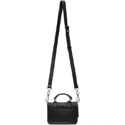 Shop Proenza Schouler Black Micro Ps1 Shoulder Bag In 0000 Black