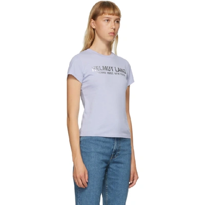 Shop Helmut Lang Blue Baby T-shirt In Cosmic Sky