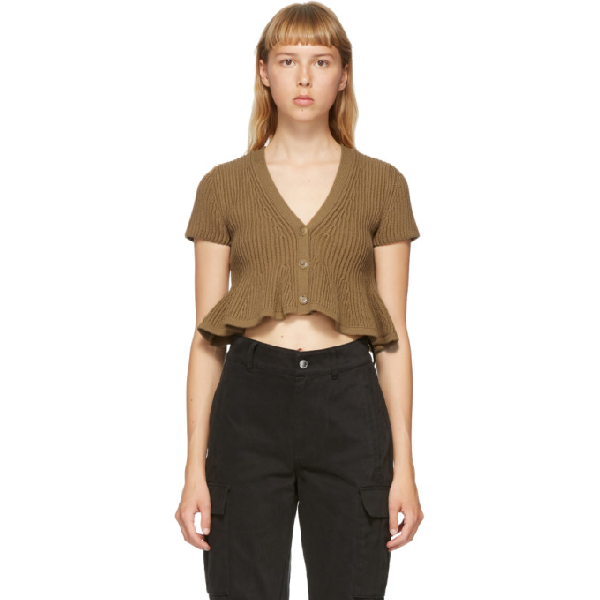 alexander wang cropped cardigan