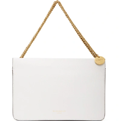 Shop Givenchy White And Beige Cross3 Bag In 118 Wht/bg