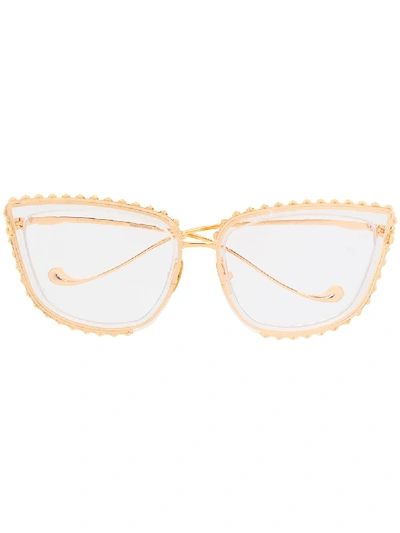Shop Anna-karin Karlsson Honey You Optical Glasses In White