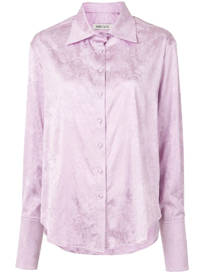 Shop Anna Quan 'lana' Hemd In Purple