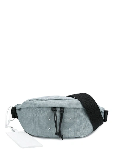 Shop Maison Margiela Stitched-detail Belt Bag In Grey