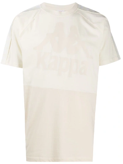 Shop Kappa 222 Banda Baldwin T-shirt In Neutrals