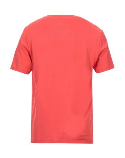 Shop Neil Barrett Man T-shirt Red Size S Cotton