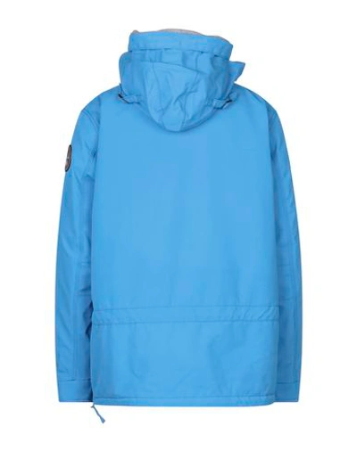 Shop Napapijri Skidoo Man Jacket Azure Size 3xl Polyamide In Blue