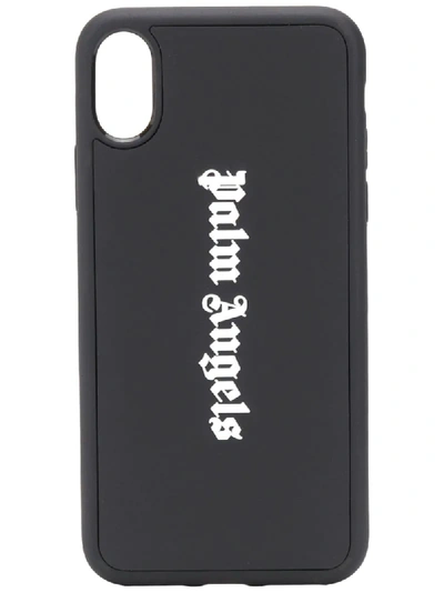 Shop Palm Angels Logo Embossed Iphone X Case In Black