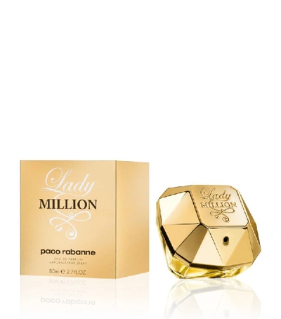 Shop Rabanne Lady Million Eau De Parfum (80ml) In White